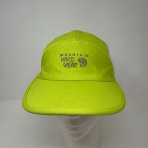 Mountain Hardwear Running Hiking Hat Cap Mesh Reflective Logo Electric Green